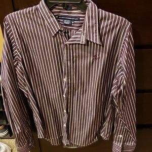 Ralph Lauren sport pinstripe button down